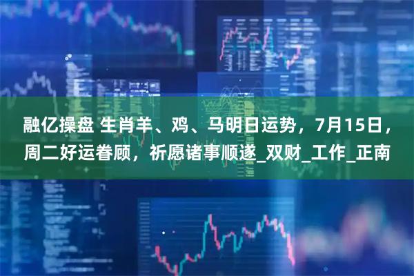 融亿操盘 生肖羊、鸡、马明日运势，7月15日，周二好运眷顾，祈愿诸事顺遂_双财_工作_正南