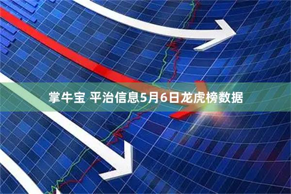 掌牛宝 平治信息5月6日龙虎榜数据