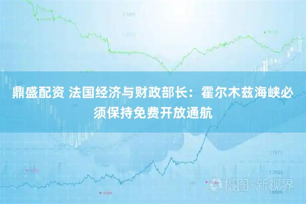 鼎盛配资 法国经济与财政部长：霍尔木兹海峡必须保持免费开放通航