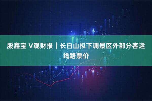 股鑫宝 V观财报｜长白山拟下调景区外部分客运线路票价